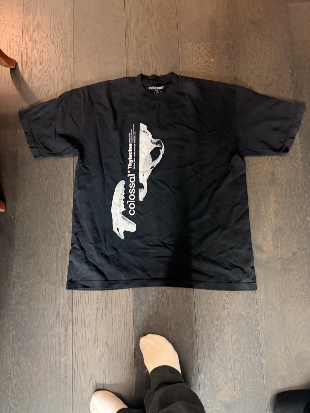 Colossal 'Whales' Graphic Short-Sleeve Tee - Black